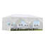 Pavillon de jardin 10 pi x 20 pi avec 6 parois latérales amovibles-129118413