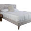 Lit tapissier avec 2 tables de chevet-426217638-426217639