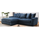 2 - Piece Corduroy Sectional