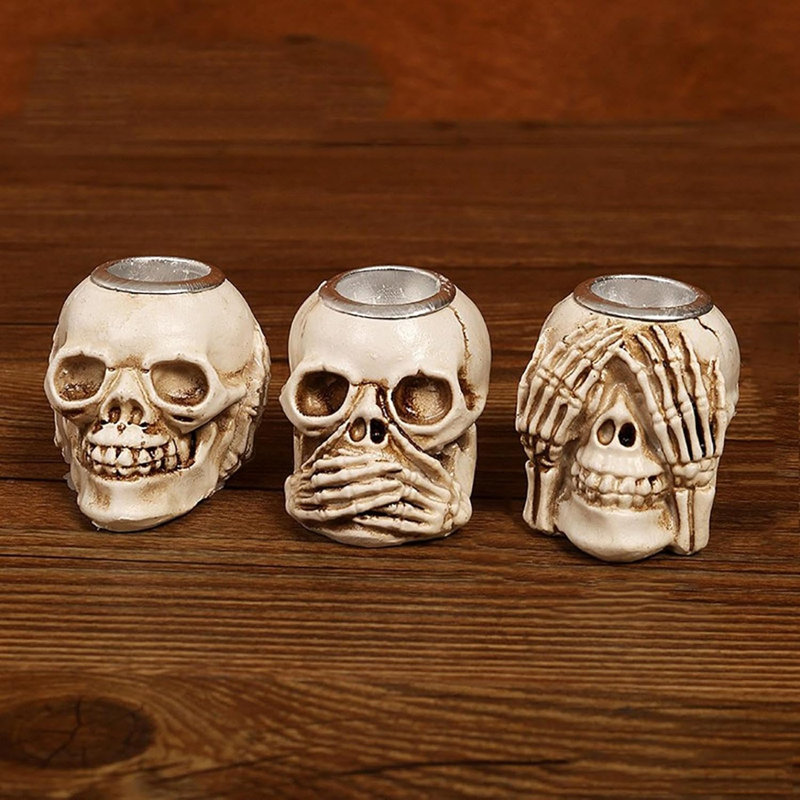 Porte-bougie 3 pièces Halloween