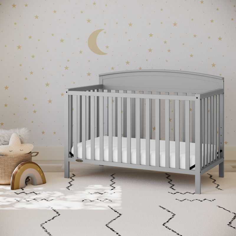 Lit de bébé convertible 5-en-1 Benton, Galet, Lit à barreaux