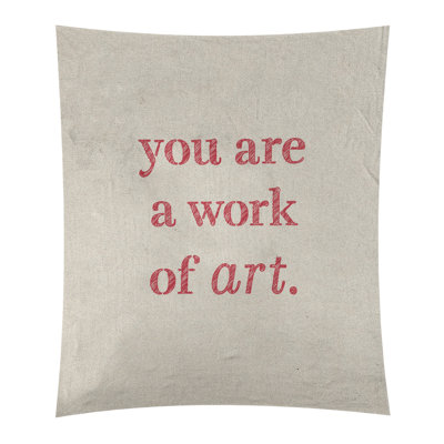 Tapisserie de travail en polyester d’art sur les citations