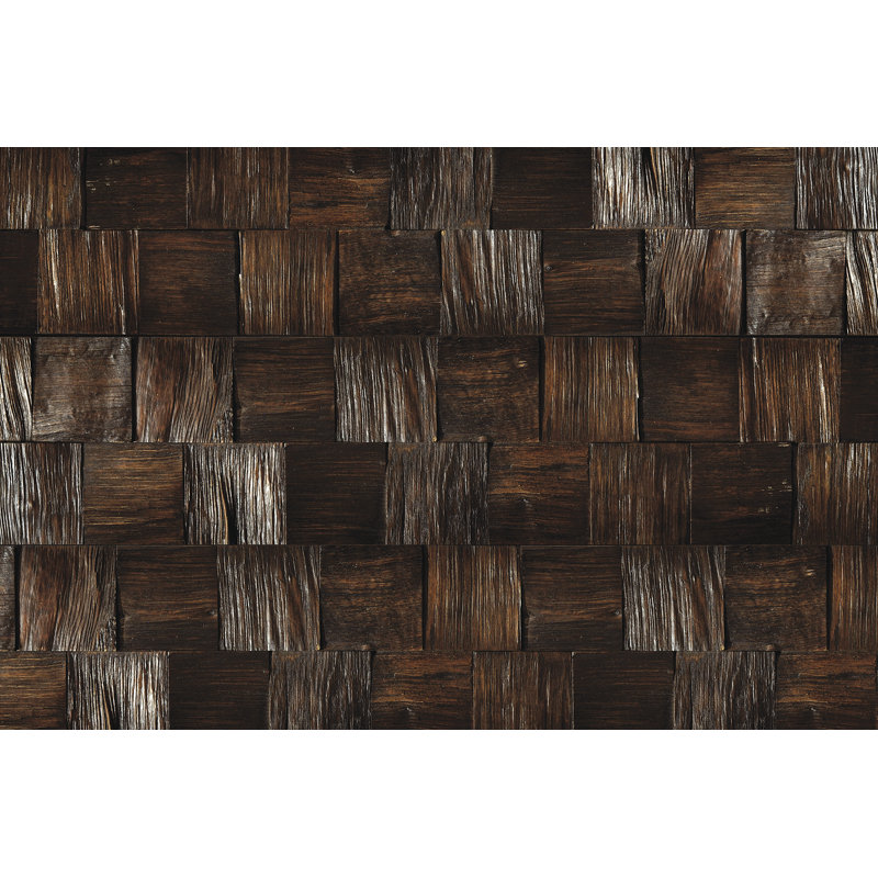 Panneau mural en bois naturel 9" Lodge