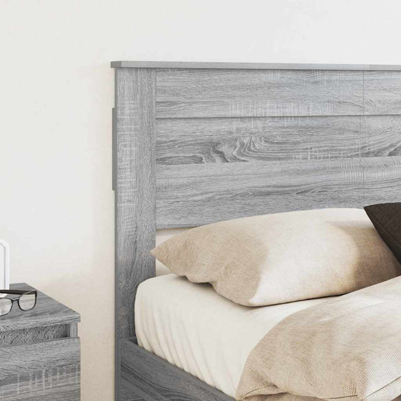 Headboard, EU Double - 150 x 200 cm, Grey Sonoma
