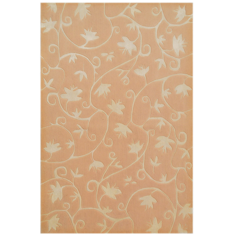 Malorca Floral Wool Hand Woven Area Rug, Rectangle 140 x 200cm