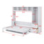 Lit escamotable Murphy avec placard et tiroirs-2037431016