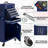 41.1'' Detachable Toolbox Storage Cabinet, 5-Drawer Tool Chest with Wheels (Blue)-778026180