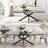 55.11"-70.86"Retro Rectangular Stretch Dining Table-985527823
