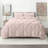 Double Brushed Pleated Duvet Cover Set-1115752240-1138794285