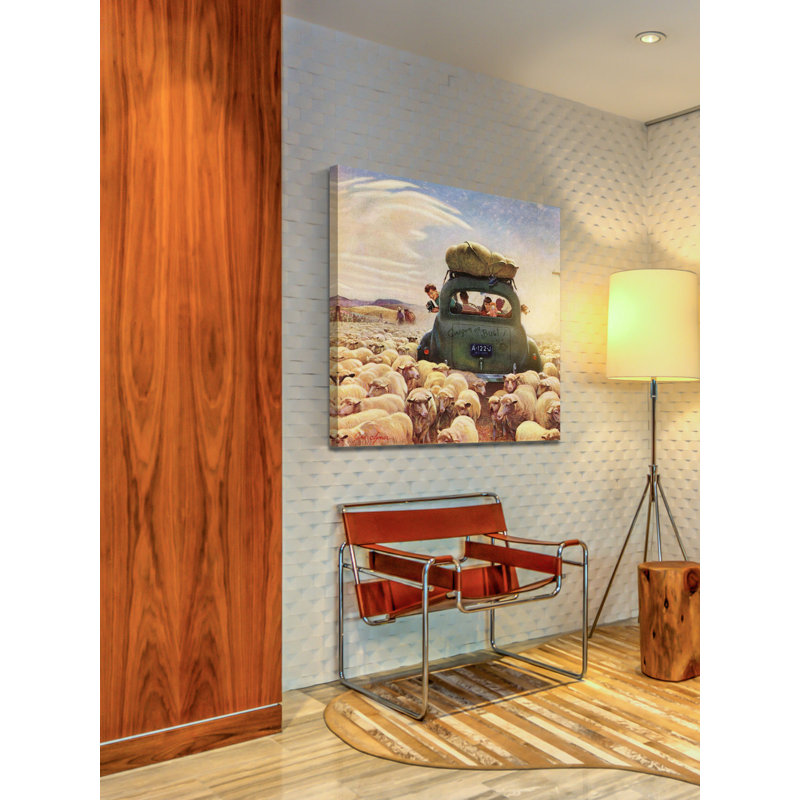 Reproduction d’art sur toile tendue, "oregon" ou "à la chambre" par john clymer, H 24 po x l 24 po