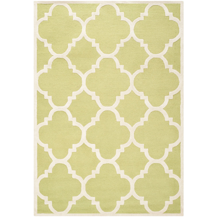 Cannen Hand Tufted Wool Geometric Rug