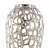 Bodo Gold Aluminum Metal Coral Cutout Coral Decorative Vase, 10" x 10" x 40"-695286579-678916530