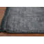 Tapis unique en coton gris anthracite et gris 7 pi 11 po x 5 pi 7 po