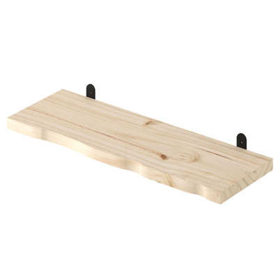 Chunky Shelf Kit, 'L' Metal Bracket, Pre-Sanded or Waxed