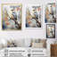 «Misty Blueray Bird On Branch I», reproduction sur toile-95865229-95865225