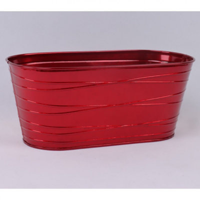 Ribbed Metal Bucket