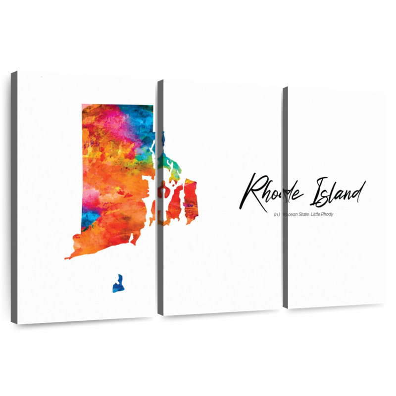 Ocean State Rhode Island Amriel, 42" H x 65" W
