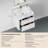 24" Wall-Mounted Bathroom Vanity Floating Single Sink Vanity with Stone Resin Top and Basin, 2 Soft Close Drawers-620722612