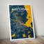 Amsterdam City Map - No Frame Print-2076602319
