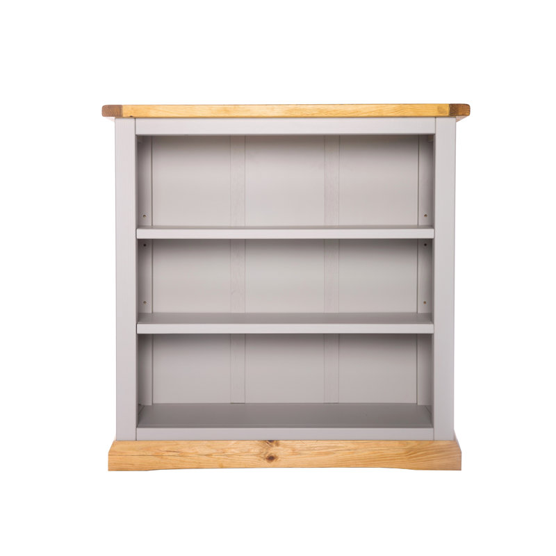 Capirano 90cm H x 90cm W Standard Bookcase, Grey/Wax
