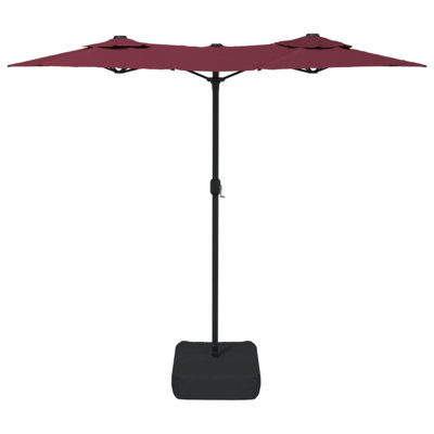 Double-Head Garden Parasol 316x240 cm