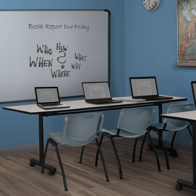 Nicklos Training Table with Caster Wheels
