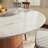 Small 37" Round Dining Modern Kitchen Table For 2/4 With Sintered Stone Top-124609283-124609285-125703008