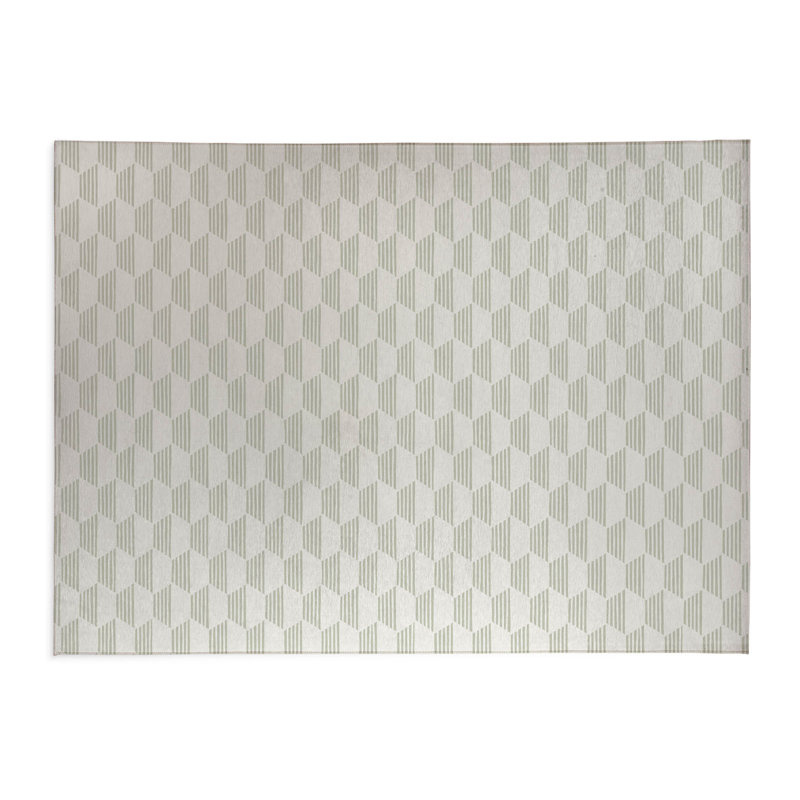 Hexaline Kids Play Mat, Light Green, Rectangle 4' x 6'