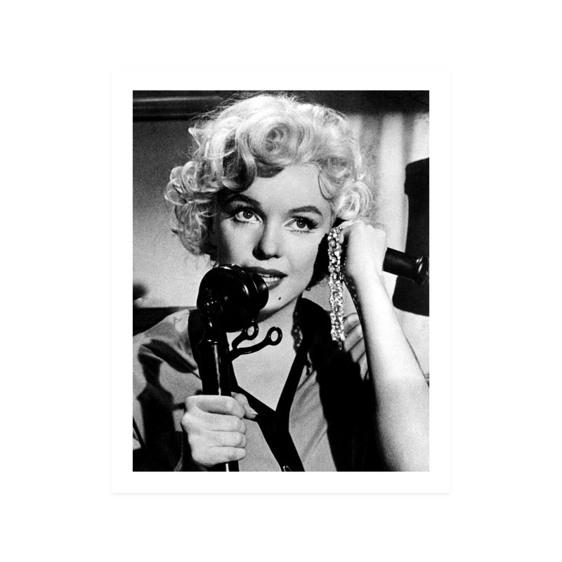 Marilyn Monroe dans Some Like It Hot - photographie, Sans cadre, L 8 po x H 10 po
