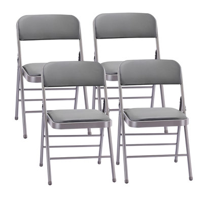 Chaise pliante rembourrée