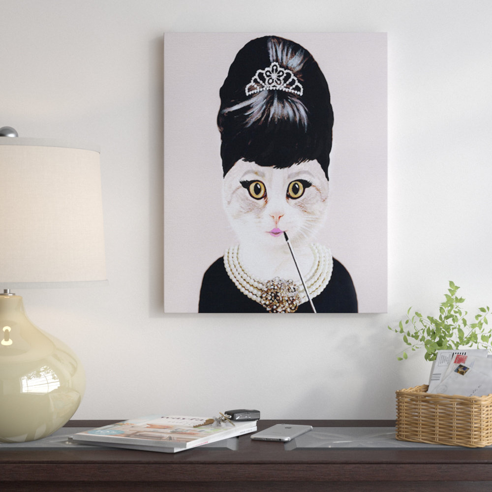 " Hepburn Cat " East Urban Home 
