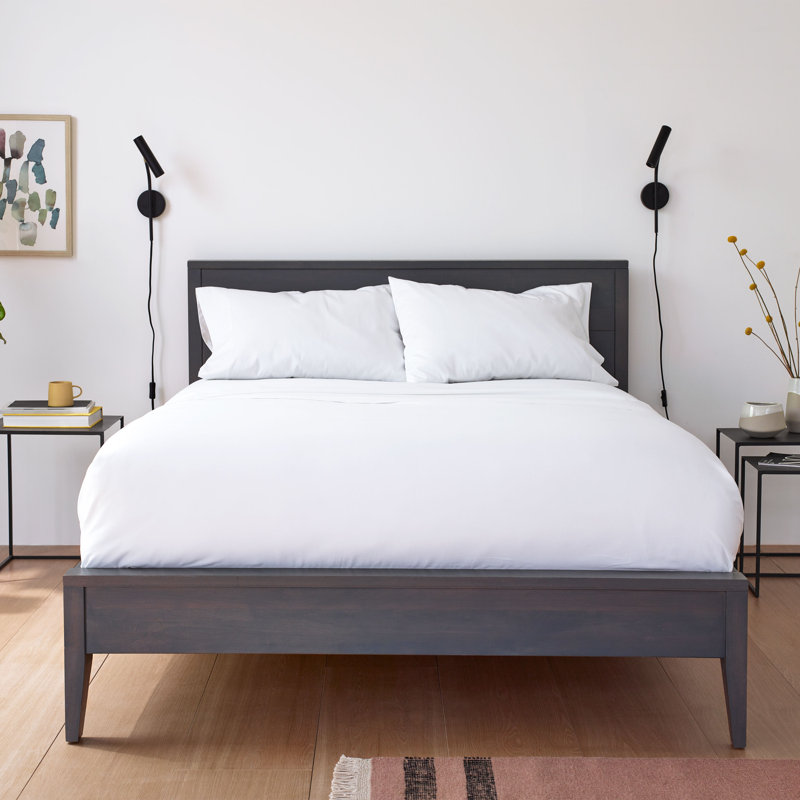 Clean Design Home 400 Thread Count Satin Anti-Allergen Sheet Set, White, Queen Sheet Set with 2 Pillowcases