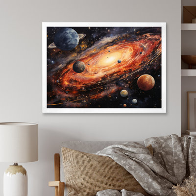 «Météores Comets Embrace I» sur toile