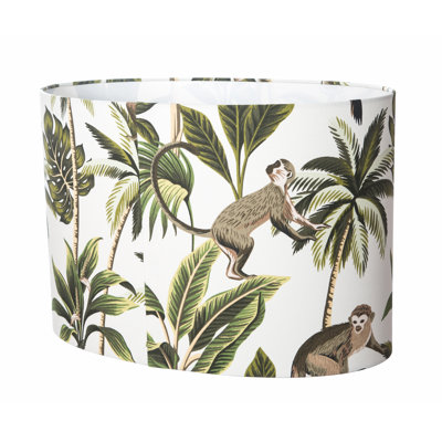 81.28cm H Cotton Oval Lamp Shade ( Screw On )