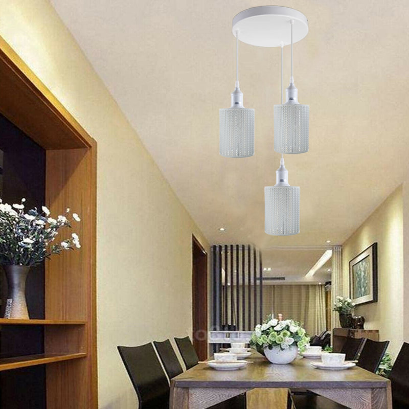 Cruciano 3 - Light White Cluster Pendant