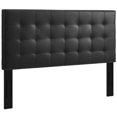 Modway Paisley Tufted Upholstered Faux Leather Headboard
