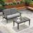 Marlo Teak Outdoor Two-Person Patio Set With Cushions And Coffee Table-1259133057-1259133058