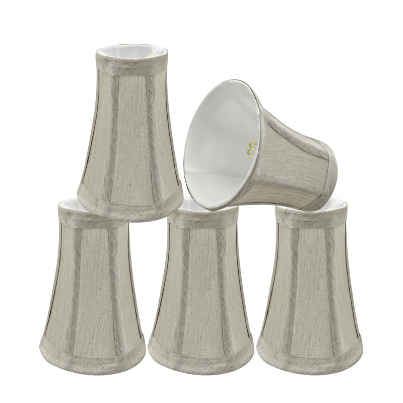 Abat-jour cloche de 5 po (attache) en gris