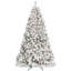 Décoration de sapin de Noël blanc pré-éclairée avec support, 8 tailles disponibles-95511582-95511554