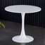 Table ronde blanche, table de salle à manger moderne, plateau en panneau de fibres à densité moyenne et table tulipe ronde en acier, table basse Mid-Century pour salon 24 pouces, table de salle à manger ovale, table basse-2085219804