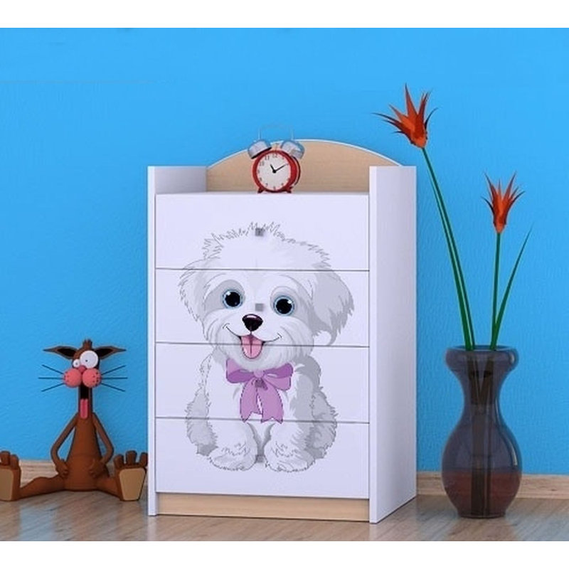 Nolen Kids 4 - Drawer Chest, Beige