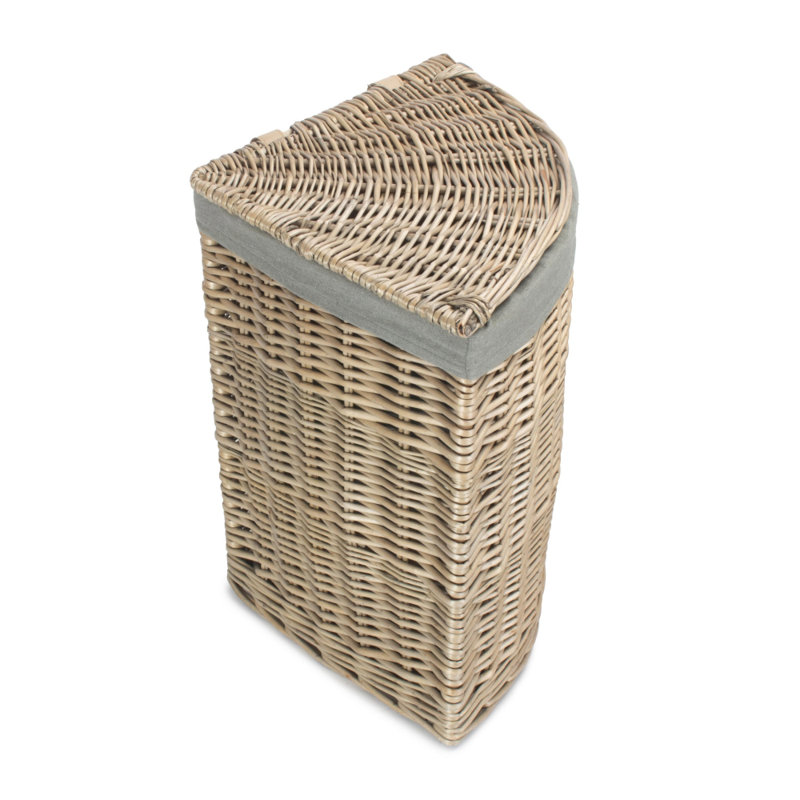 Alenia Wicker Laundry Basket, Natural