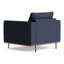 Fauteuil d'appoint en velours azur, vert olive-569987515