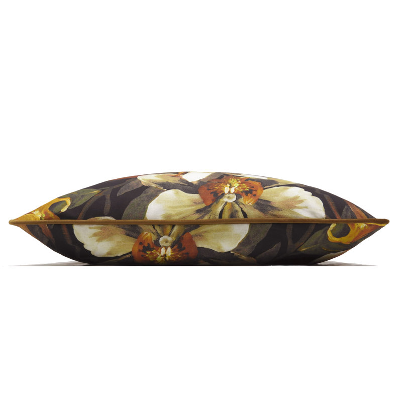 Floral Square Cushion, Feather