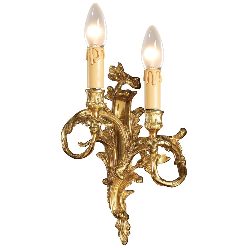 Luminaire de grange d'extérieur bougie 2 lumières