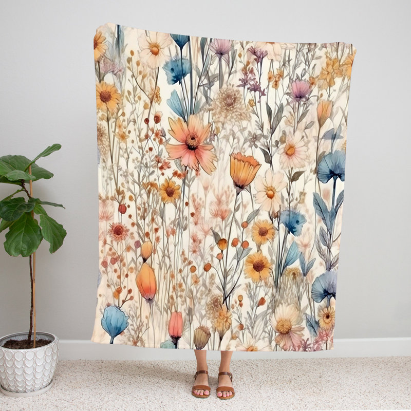 Throw Blanket, 50" W x 60" L