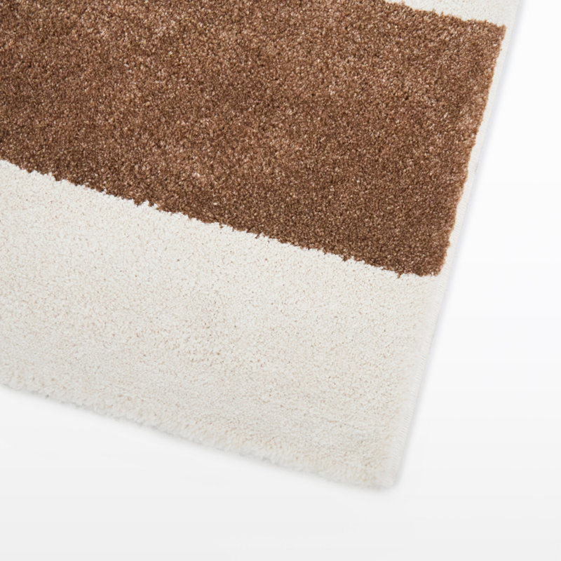 Cagnie Rust/Cream Southwest Modern Area Rug, Rectangle 5'3" x 7'