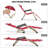 Folding Lounge Chair Recliner, Outdoor Foldable Reclining Chair with Adjustable Backrest & Footrest-302749044