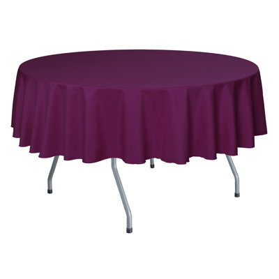 Ultimate Textile - Round Polyester Linen Tablecloth