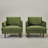 Miller Upholstered Swivel Armchair (set Of 2)-195729522
